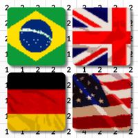 Flag Country Coloring ByNumber