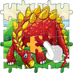 Dinosaur jigsaw Puzz dino game
