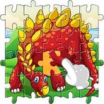 Dinosaur jigsaw Puzz dino game