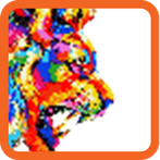 Lion Pixel Art