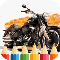 Harley Motorcycle Coloring