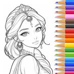 Princess Coloring:Drawing Game