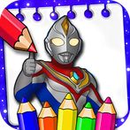 Ultraman Coloring Game