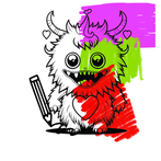 Coloring Little Monster ASMR