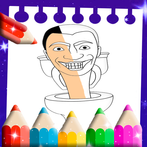 Skibidi Toilet Coloring Book