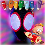 Miles Morales Coloring Game