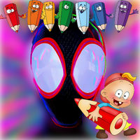 Miles Morales Coloring Game