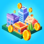 City Merge - idle building bus
