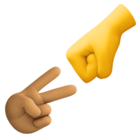 rock paper scissor play