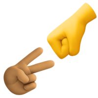 rock paper scissor play