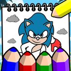 Soni Coloring Blue Hedgehog