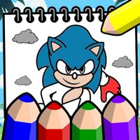 Soni Coloring Blue Hedgehog
