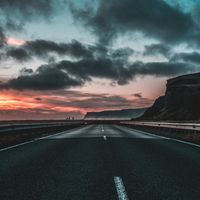 Glowing sunsets