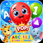 Balloon Pop for Kids: ABC 123