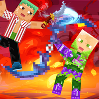 Blockman Ragdoll Duelist Fight