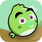 Rolling Bird - Green bird jump