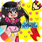 Gacha Nymph Coloring Book game