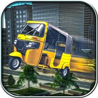 Flying Tuk Tuk Auto Rickshaw