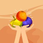 Fruit - Tow Dots Puzzle Games