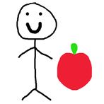 gianni mangia una mela