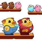 Pig Sort Puzzle: Sort By Color