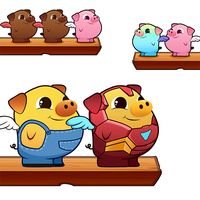 Pig Sort Puzzle: Sort By Color