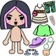 Toka Paper Doll