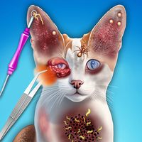 Cat ASMR Doctor Salon Games