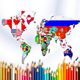 Coloring Map of World country