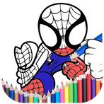 Spider Super Hero coloring