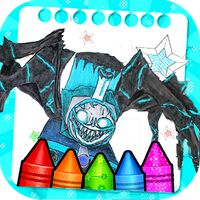 Choo-Choo charles Coloring 2