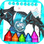 Choo-Choo charles Coloring 2