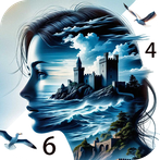 Abstract Surreal Coloring Game