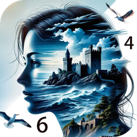 Abstract Surreal Coloring Game