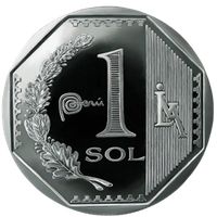 1 Sol Peruano 3D