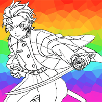 Super Anime Coloring Game