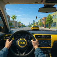 Real Taxi Car Driving Cab Game