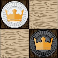 Checkers two players