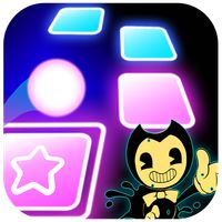 Bendy game tiles hop ball