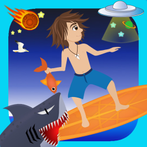 Space Surf: Shark Attack