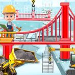 Bridge Construction Truck Game