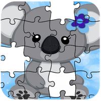 Cute Blue Koala Jigsaw Puzzle
