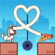 Dog Puzzle: Draw To Eat