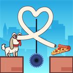 Dog Puzzle: Draw To Eat
