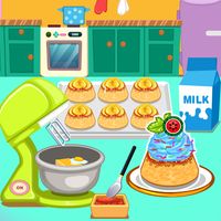 Peach Cupcakes Cooking