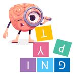 English Letter puzzle: Up Down