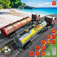 Oil tanker truck games in City