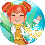 Iris si bagheta de gheata