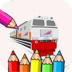 coloring train game