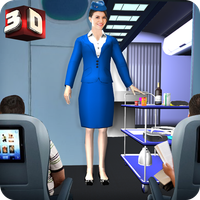 Airhostess Flight Pilot 3D Sim